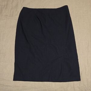 Brooks Brothers Wool Black Plaid Pencil Skirt